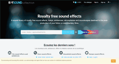 Desktop Screenshot of en.kay-soundcollection.com
