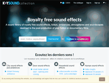 Tablet Screenshot of en.kay-soundcollection.com