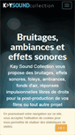 Mobile Screenshot of fr.kay-soundcollection.com