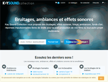 Tablet Screenshot of fr.kay-soundcollection.com